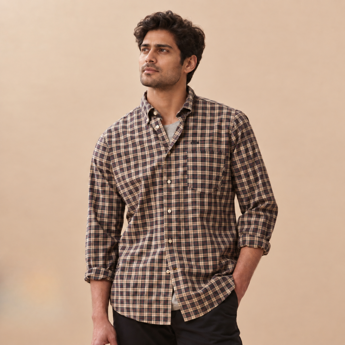 Classic Checked Shirt for Men | C1
