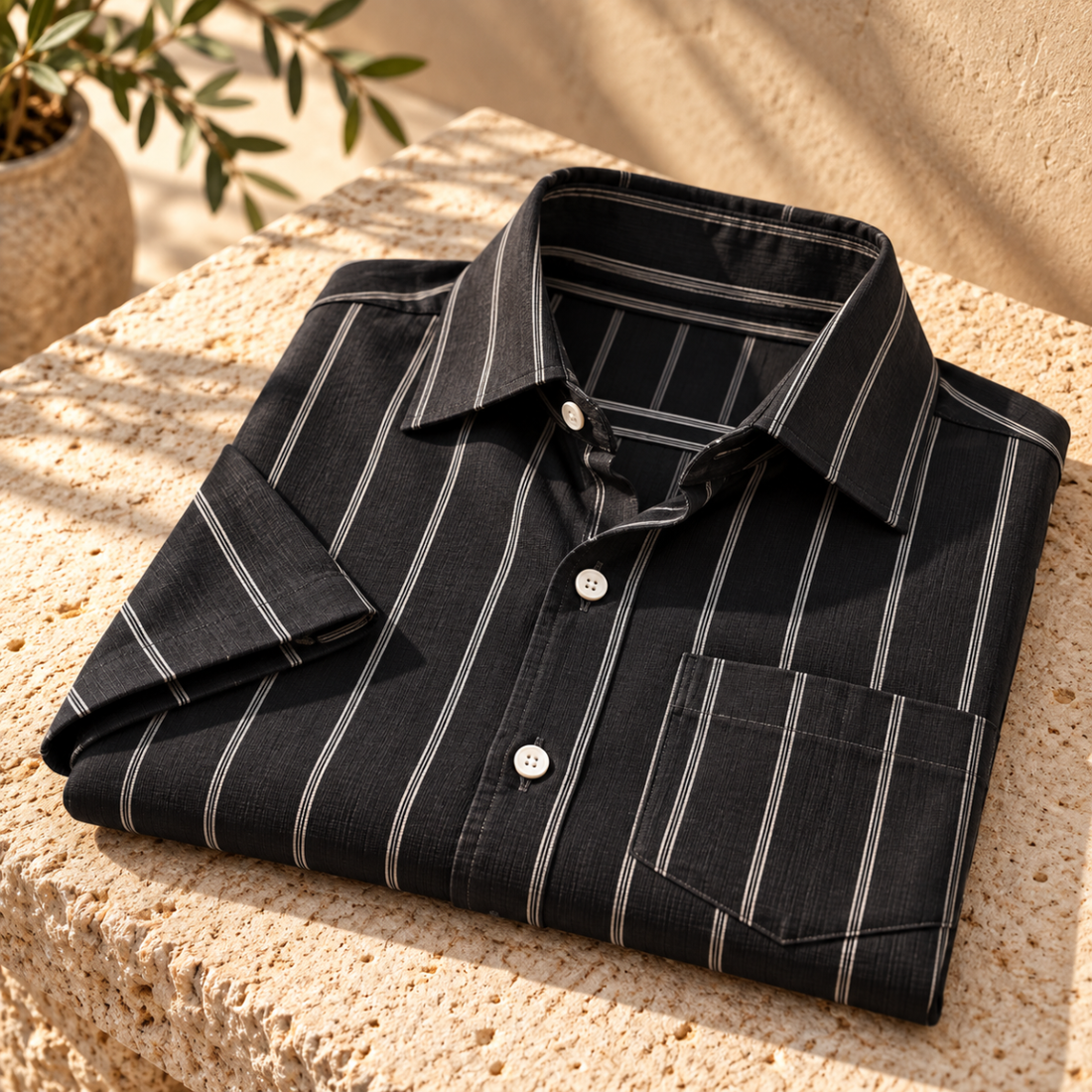 Classic Striped Shirt for Everyday Style ( CS3 )