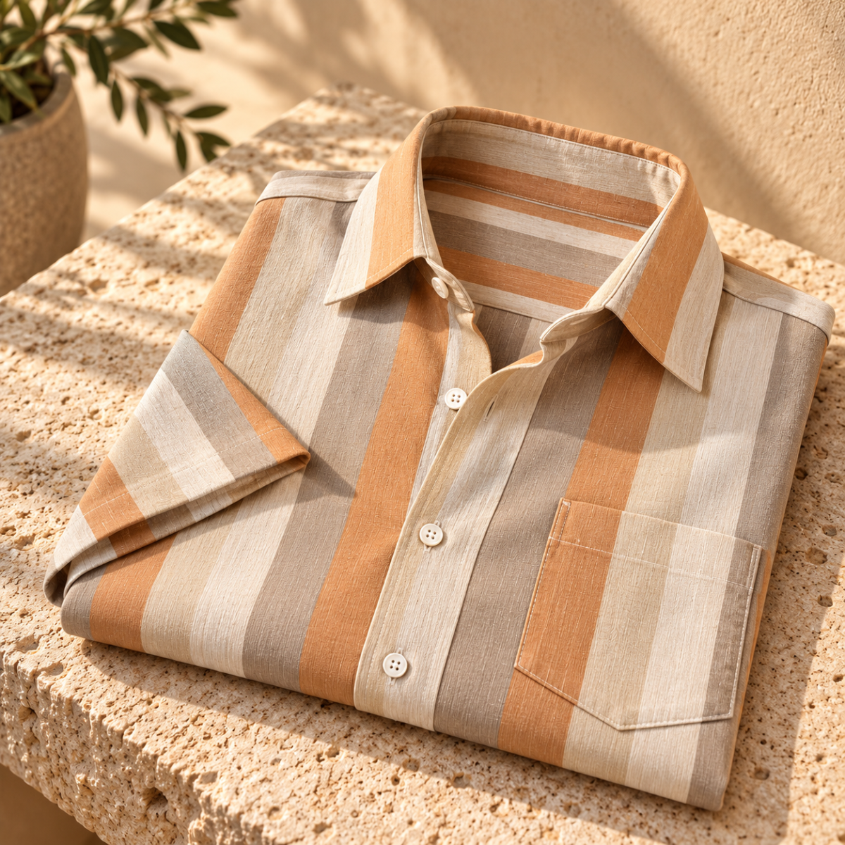 Classic Striped Shirt for Everyday Style ( CS4 )