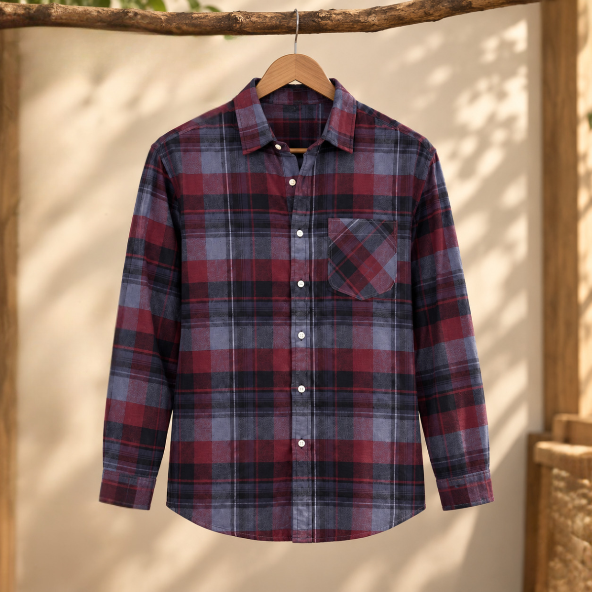 Classic Checked Shirt for Men | C4