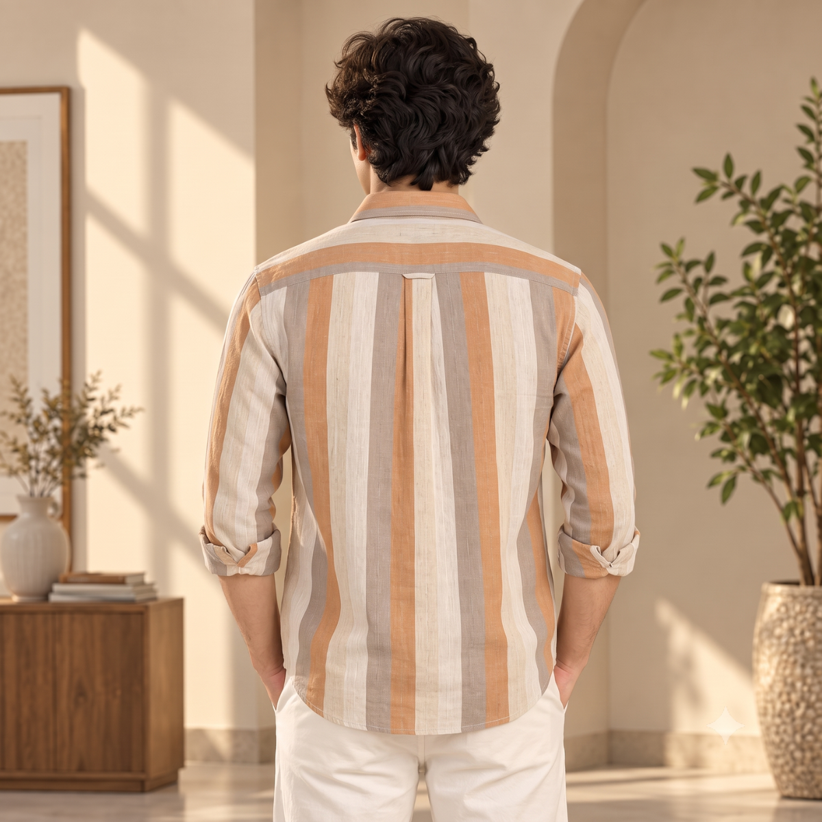 Classic Striped Shirt for Everyday Style ( CS4 )