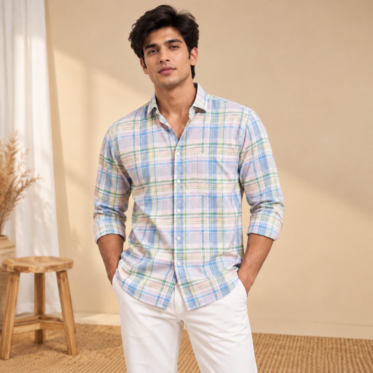 Classic Checked Shirt for Men | C5