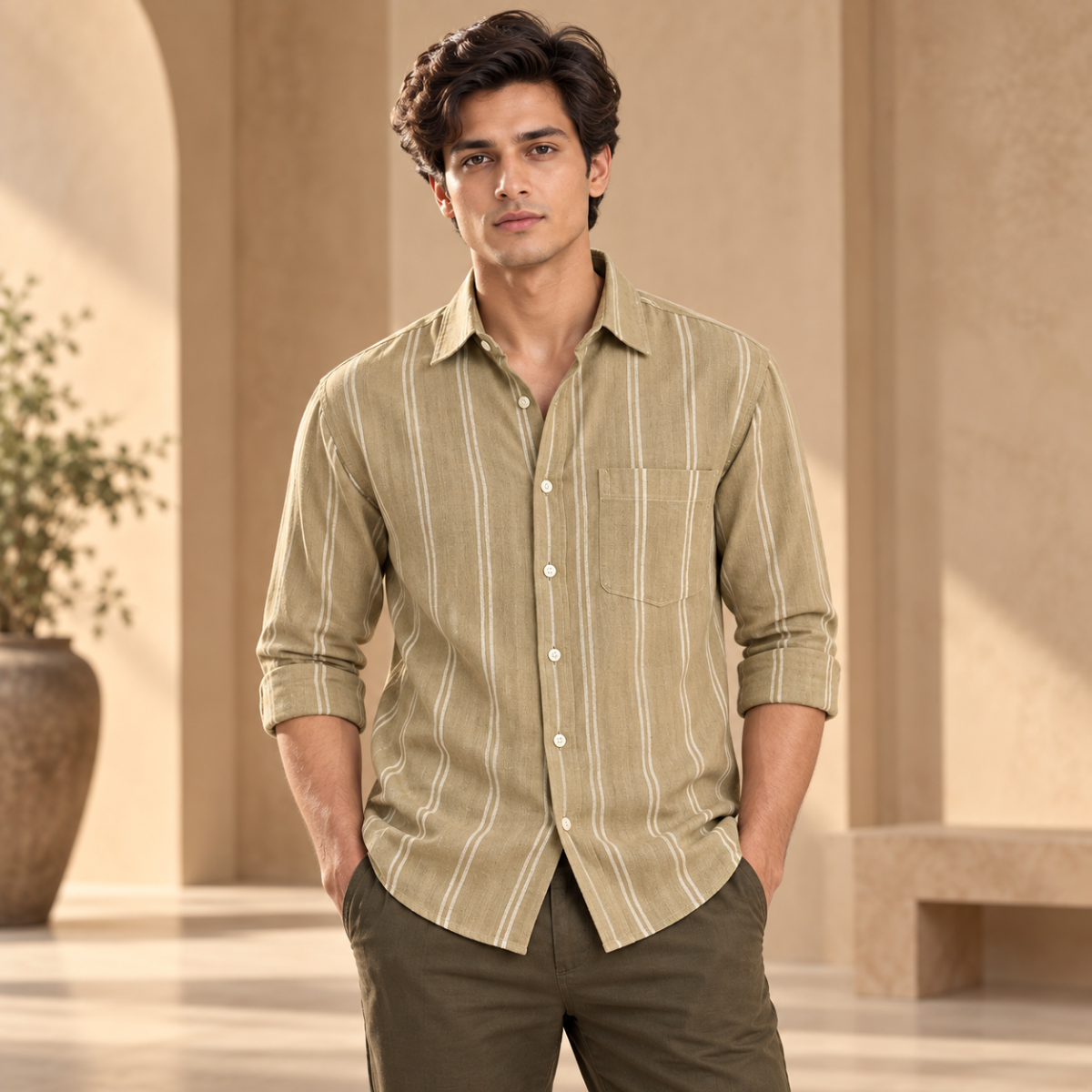 Classic Striped Shirt for Everyday Style ( CS1 )