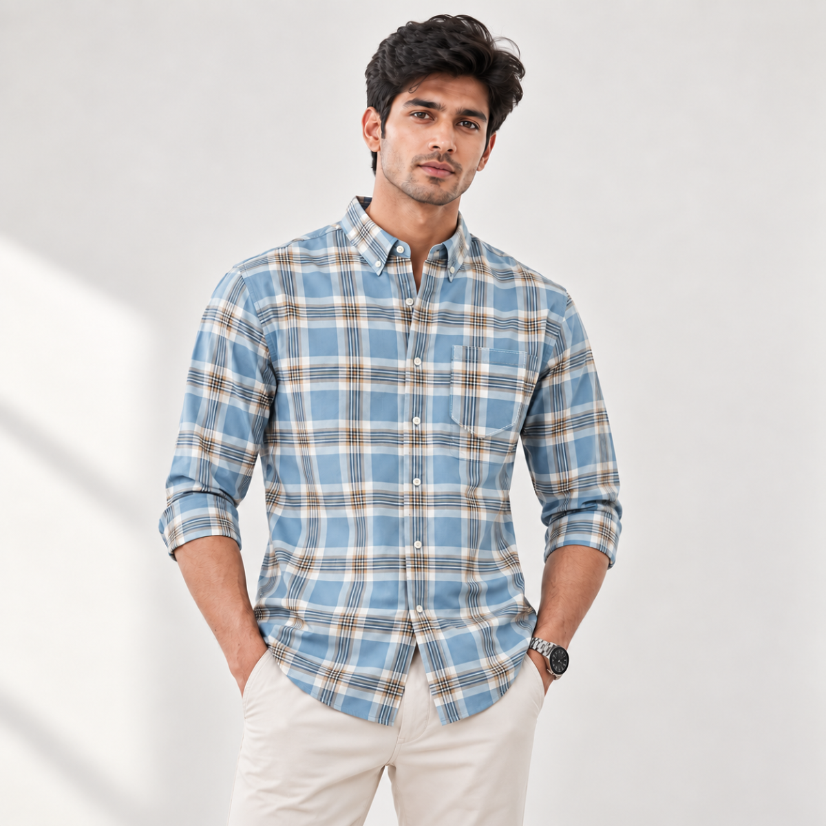 Classic Checked Shirt for Men | C6