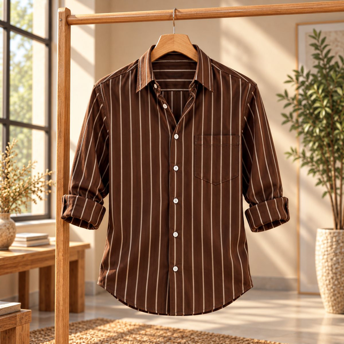 Classic Striped Shirt for Everyday Style ( CS6 )