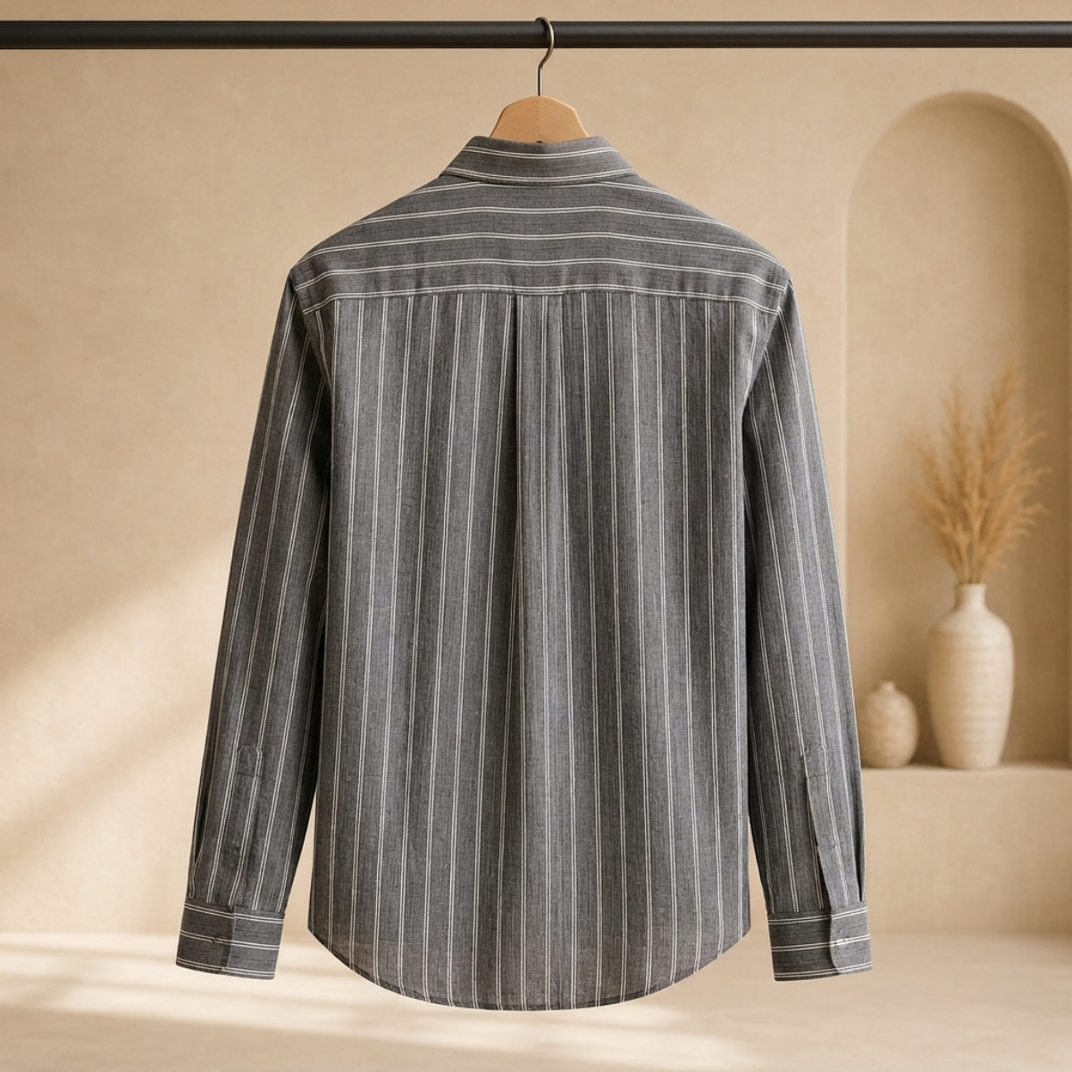 3 Pack Classic Fit Premium Striped Shirts for Men ( SS3 )