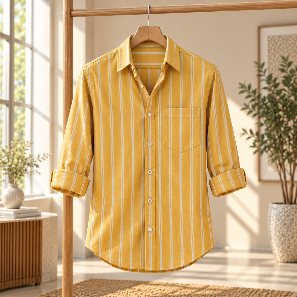 Classic Striped Shirt for Everyday Style ( CS7 )