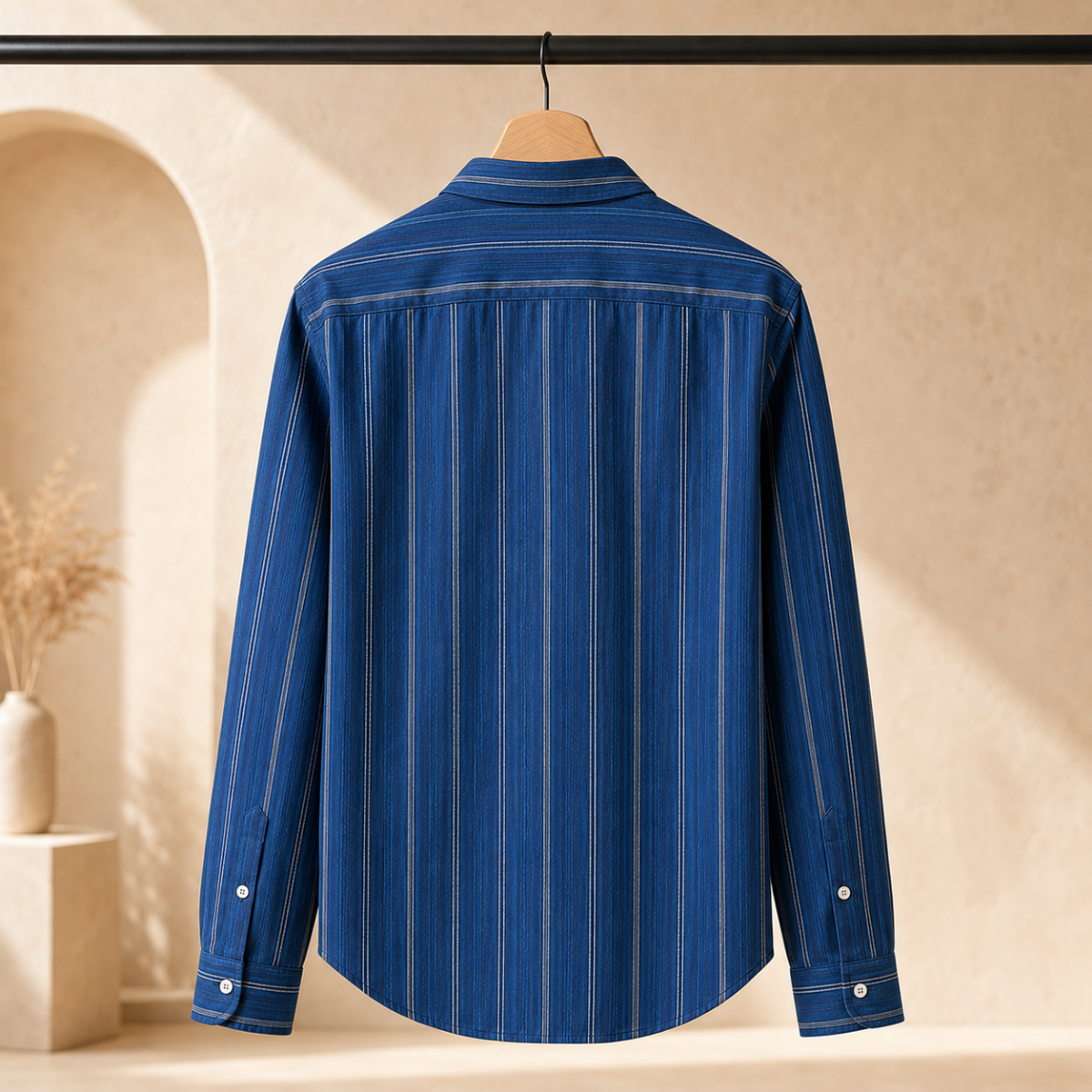 3 Pack Classic Fit Premium Striped Shirts for Men ( SS3 )