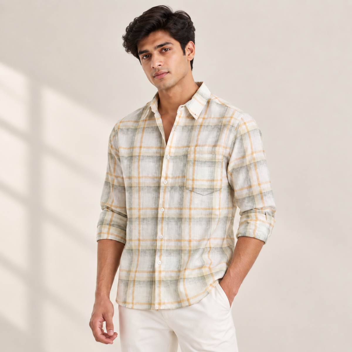 Classic Checked Shirt for Men | C8