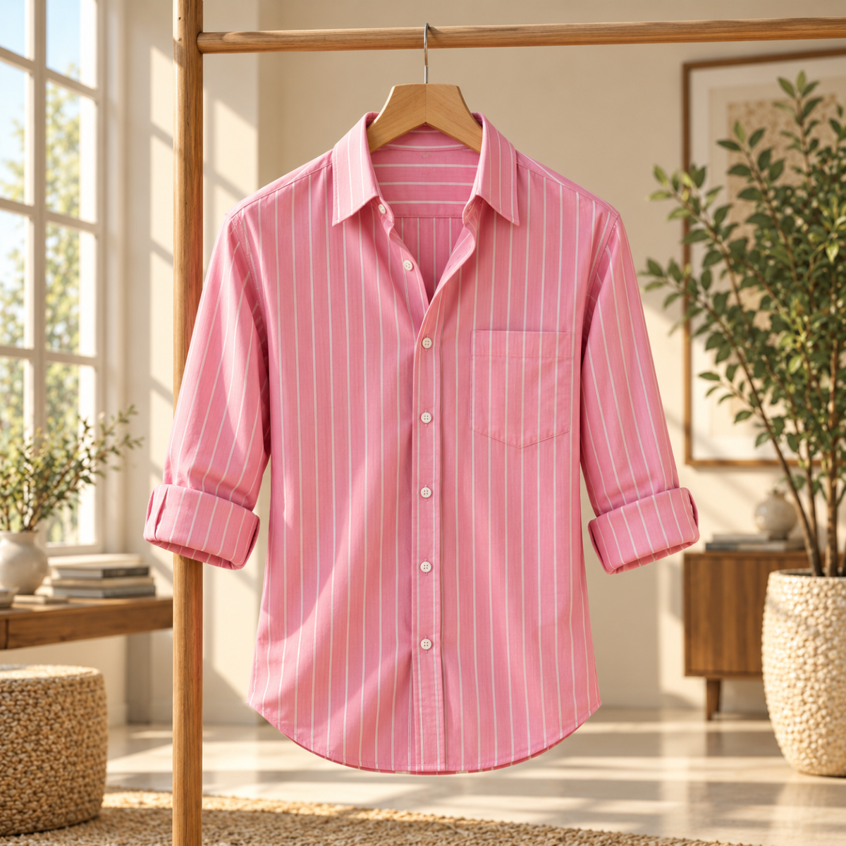 Classic Striped Shirt for Everyday Style ( CS8 )