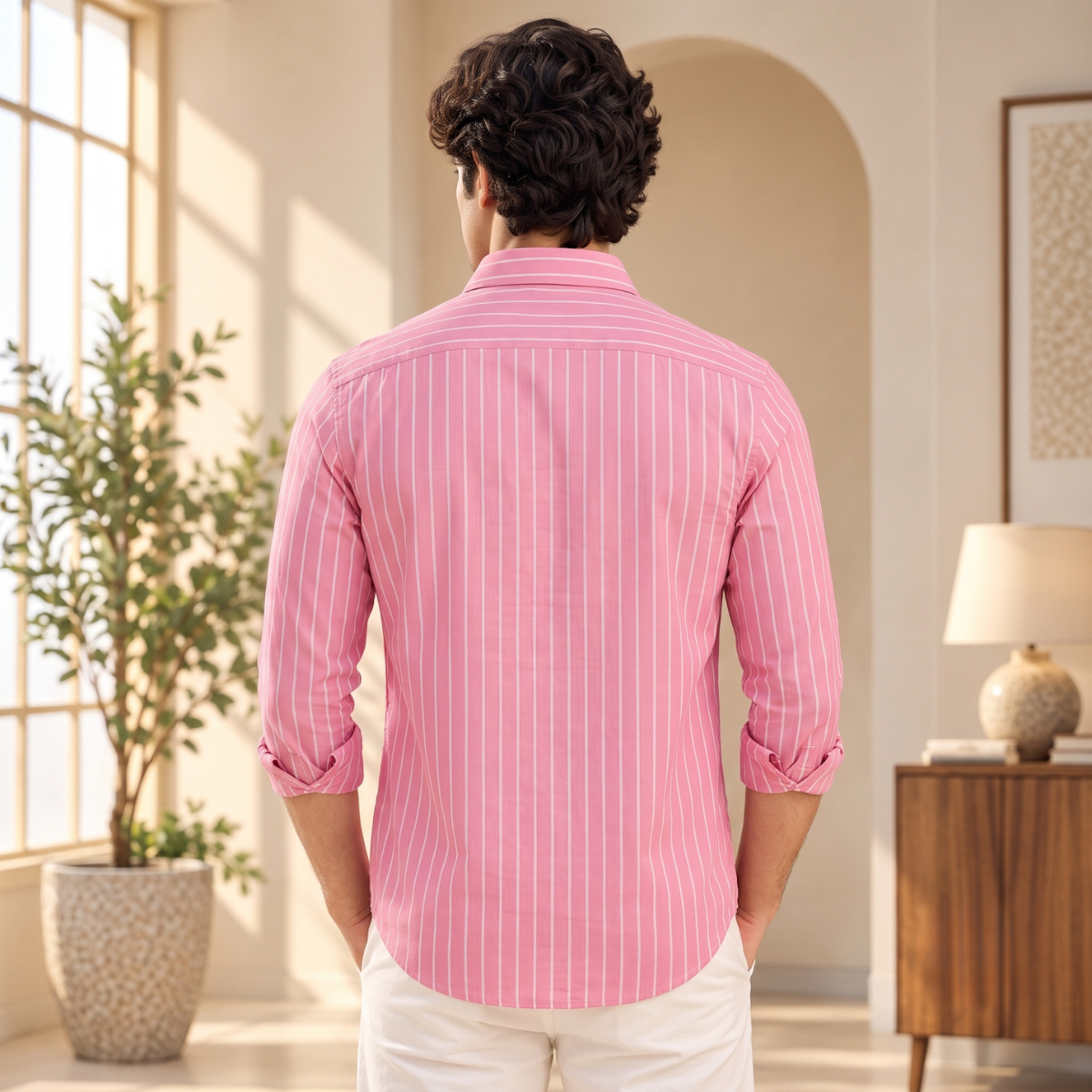 Classic Striped Shirt for Everyday Style ( CS8 )