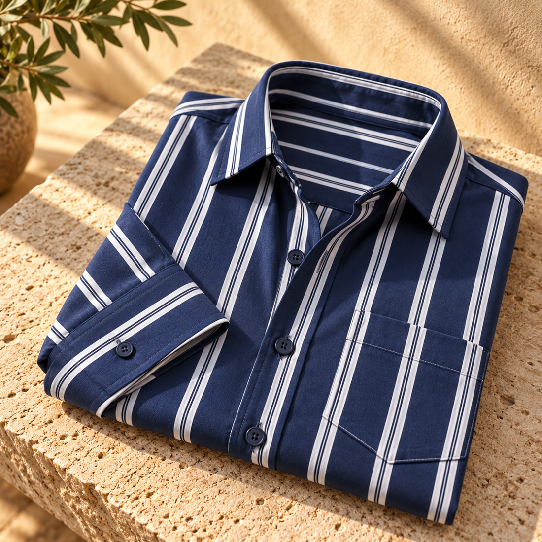 Classic Striped Shirt for Everyday Style ( CS9 )