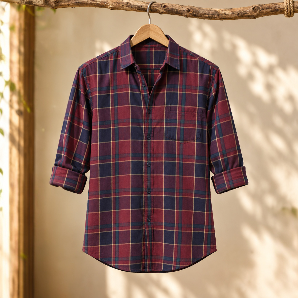 Classic Checked Shirt for Men | C9
