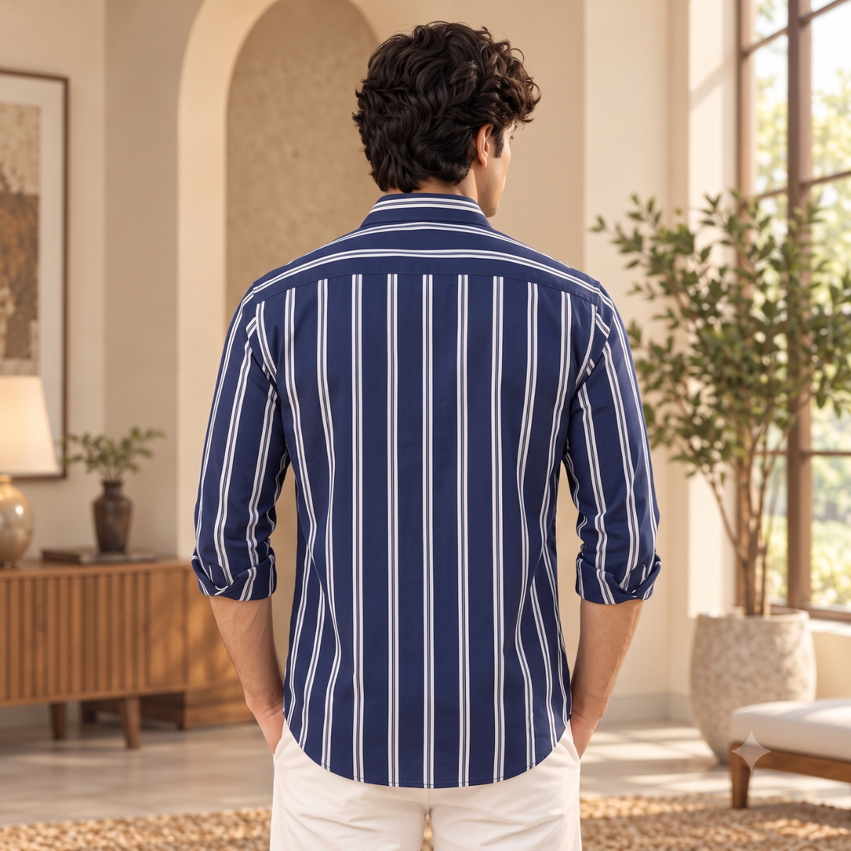 Classic Striped Shirt for Everyday Style ( CS9 )