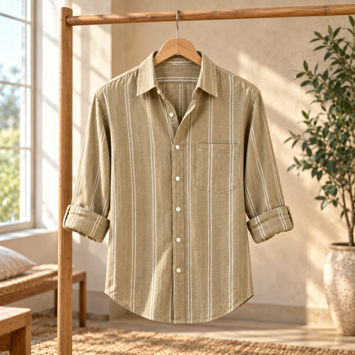 Classic Striped Shirt for Everyday Style ( CS1 )