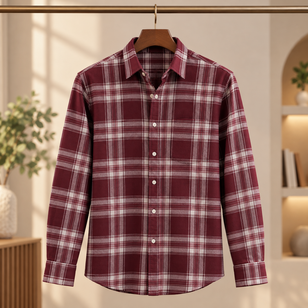3 Pack Premium Checked Everyday Shirts for Men ( C1 )