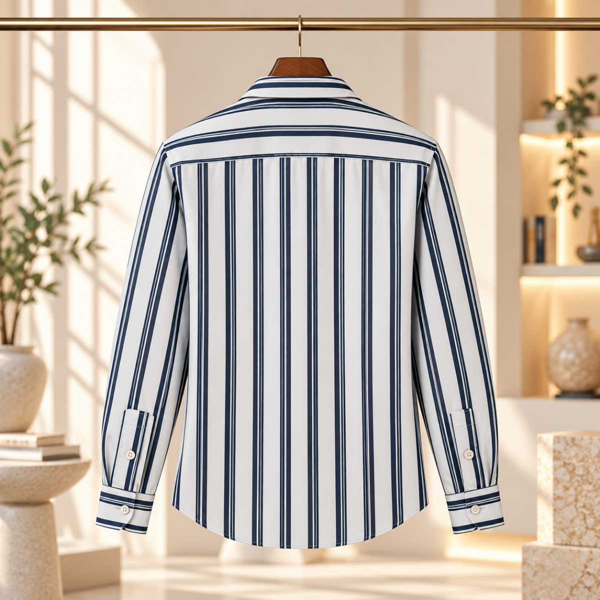 3 Pack Classic Fit Premium Striped Shirts for Men ( SS6 )