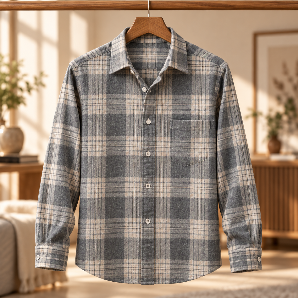 3 Pack Premium Checked Everyday Shirts for Men ( C6 )