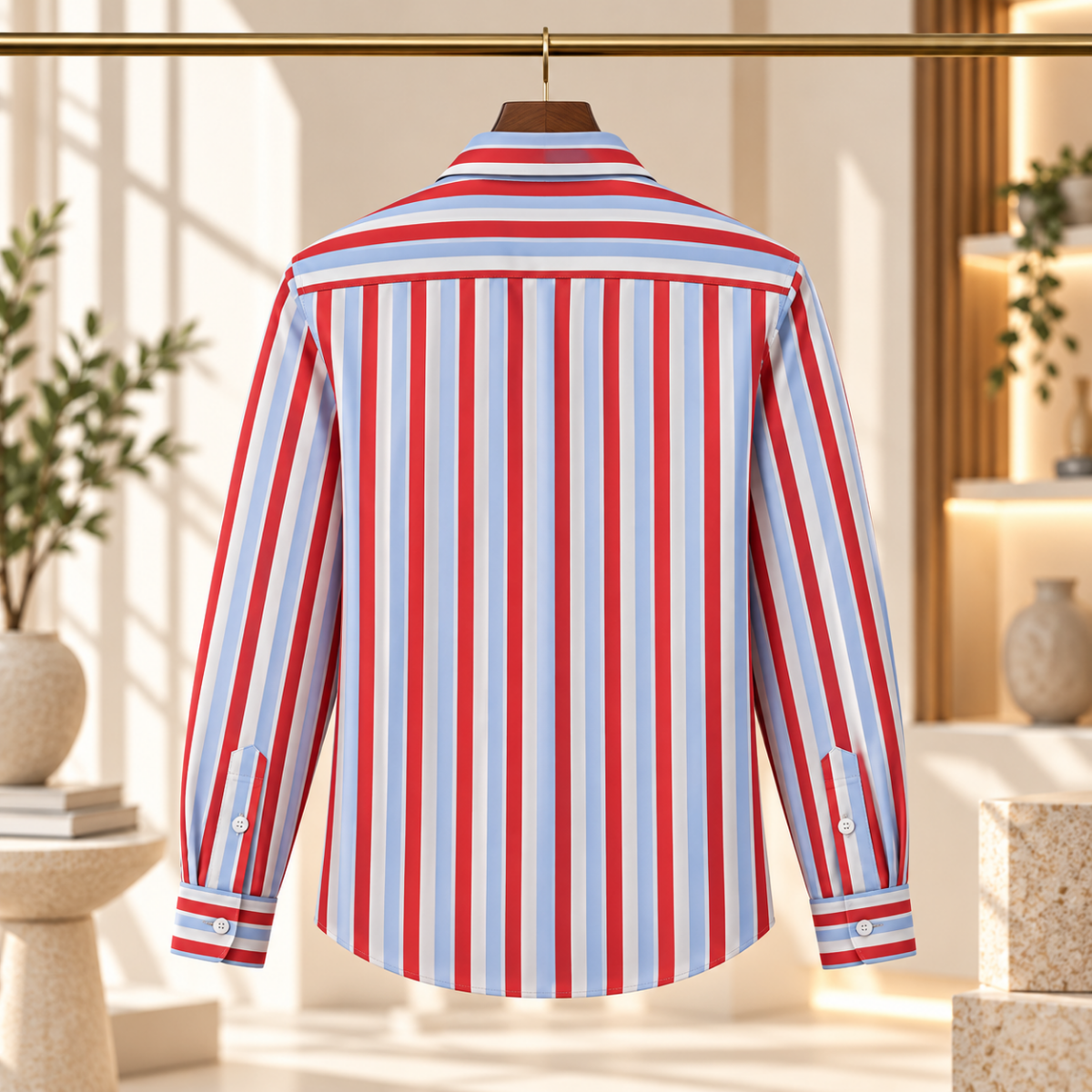 3 Pack Classic Fit Premium Striped Shirts for Men ( SS6 )