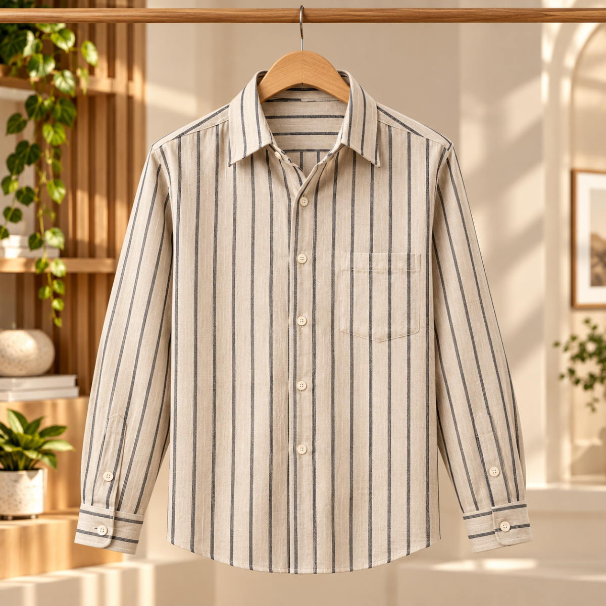 3 Pack Classic Fit Premium Striped Shirts for Men ( SS8 )