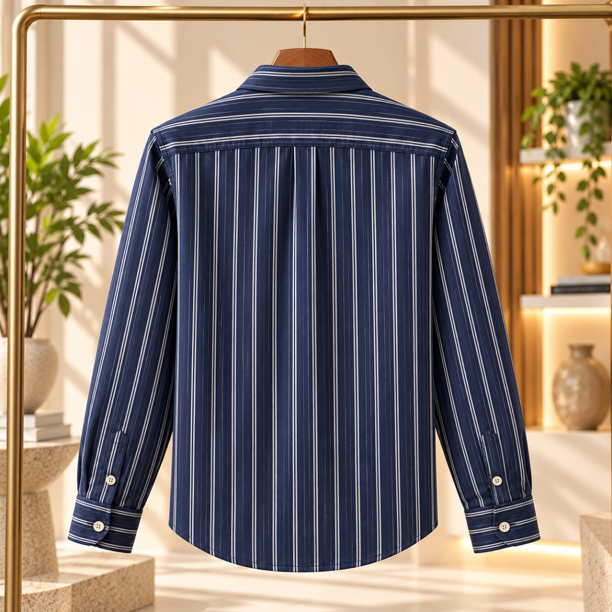 3 Pack Classic Fit Premium Striped Shirts for Men ( SS8 )