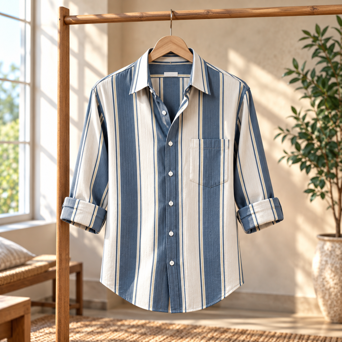 Classic Striped Shirt for Everyday Style ( CS2 )