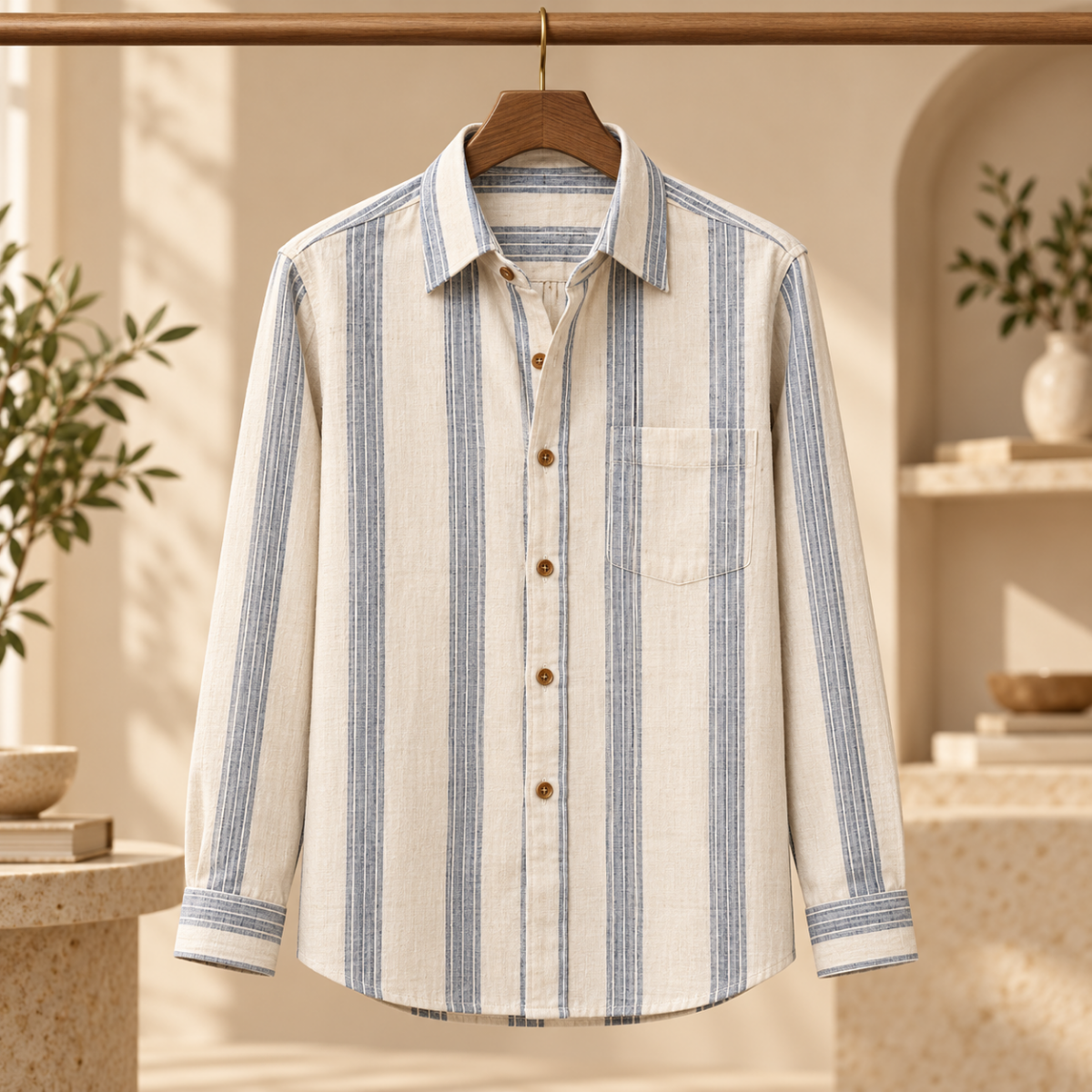3 Pack Classic Fit Premium Striped Shirts for Men ( SS9 )