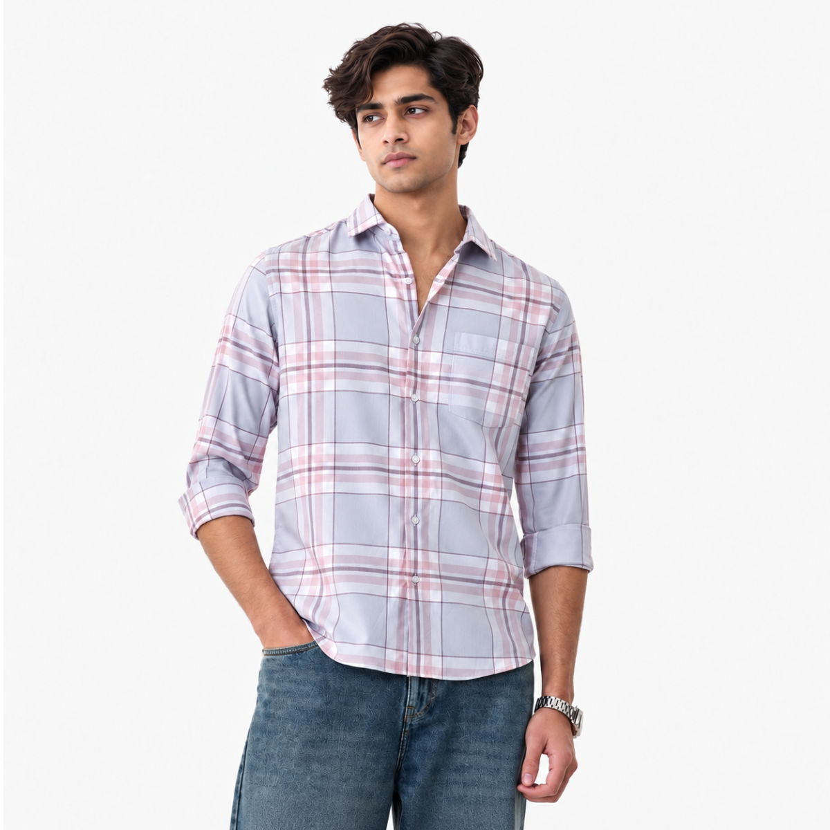 Classic Checked Shirt for Men | C3