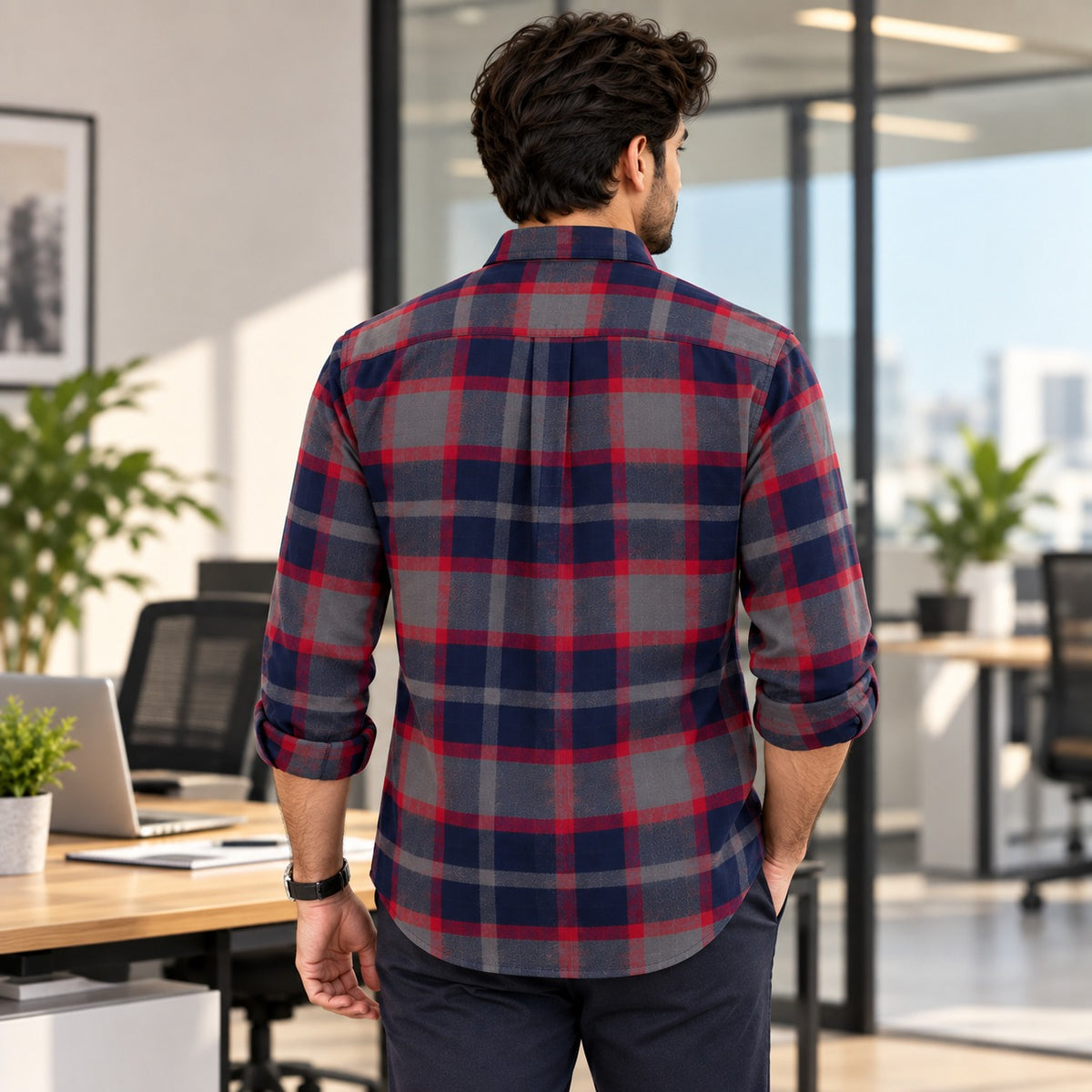 Classic Checked Shirt for Men | C11