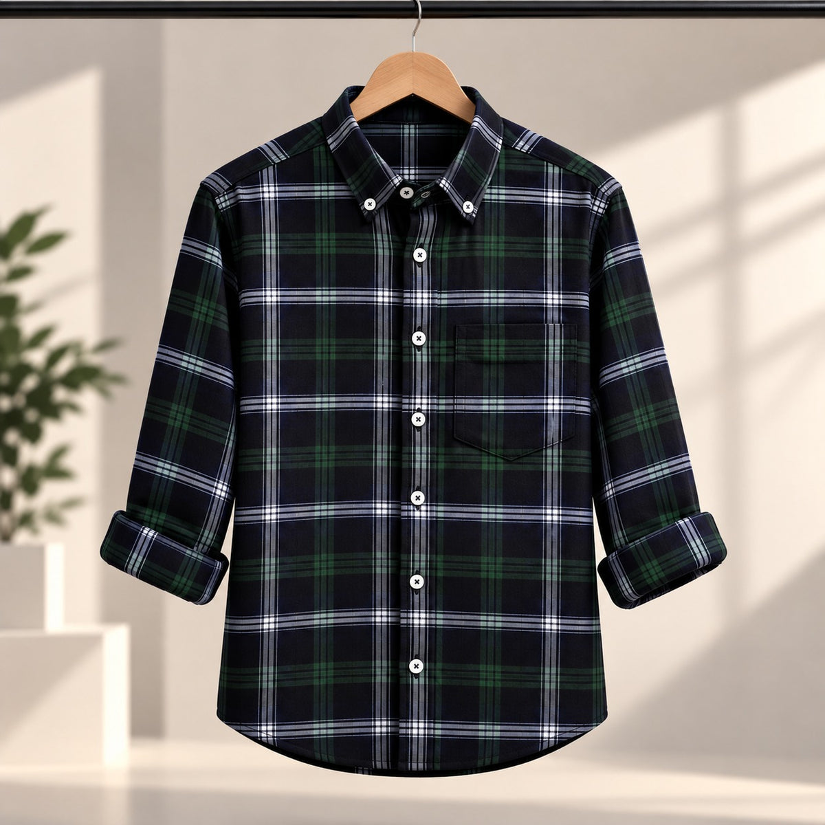 Classic Checked Shirt for Men | C12