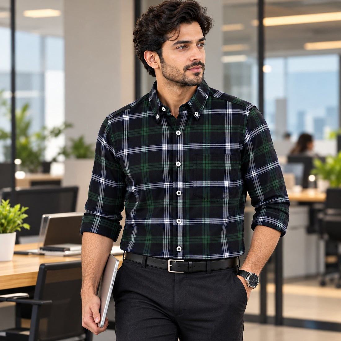 Classic Checked Shirt for Men | C12