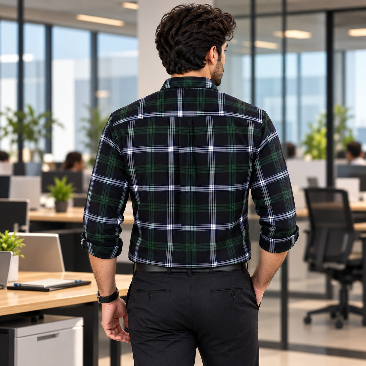 Classic Checked Shirt for Men | C12