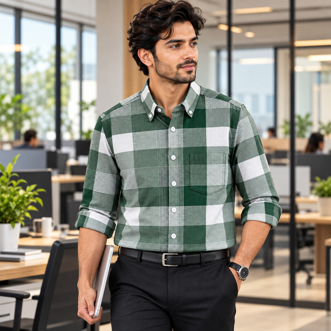 Classic Checked Shirt for Men | C13