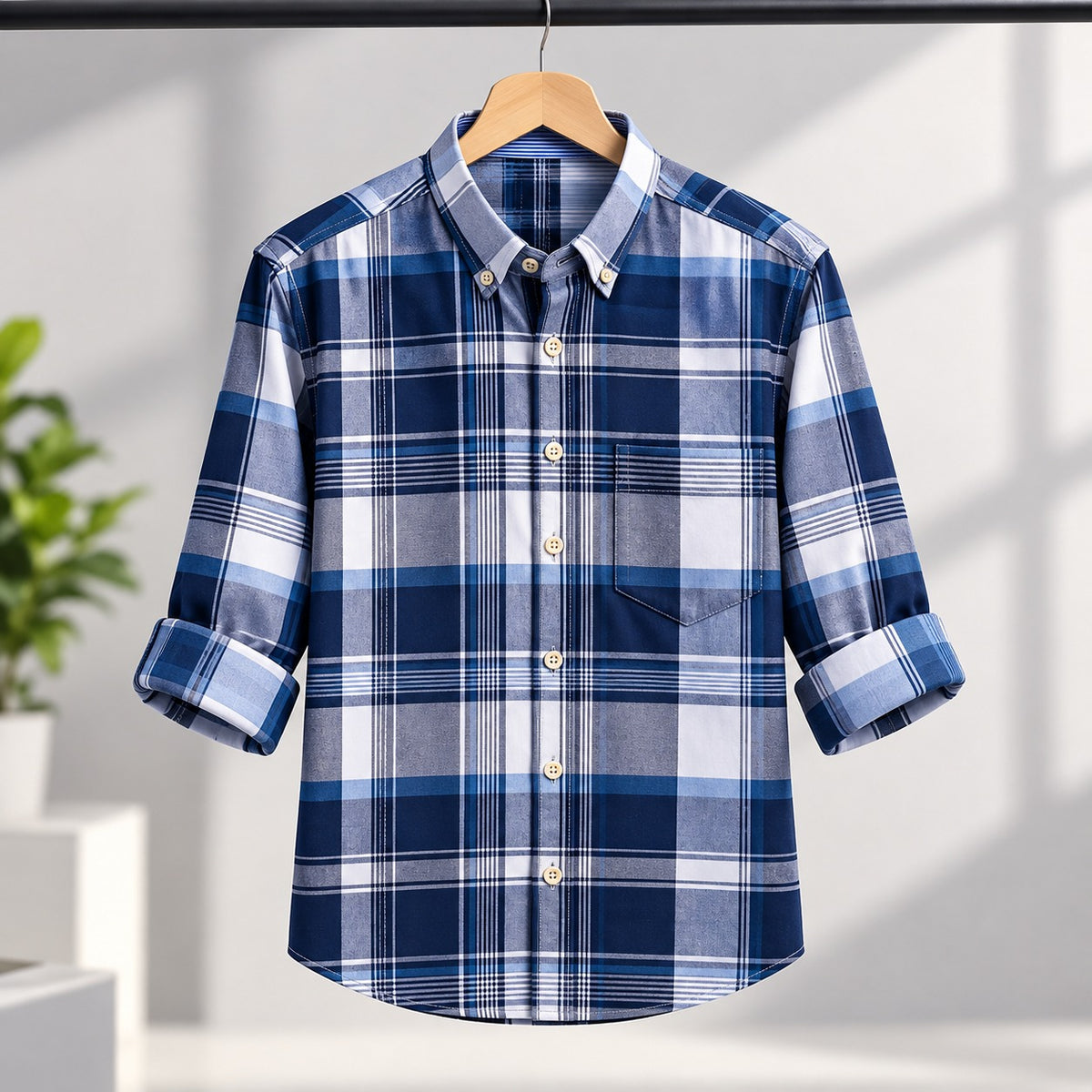 Classic Checked Shirt for Men | C15