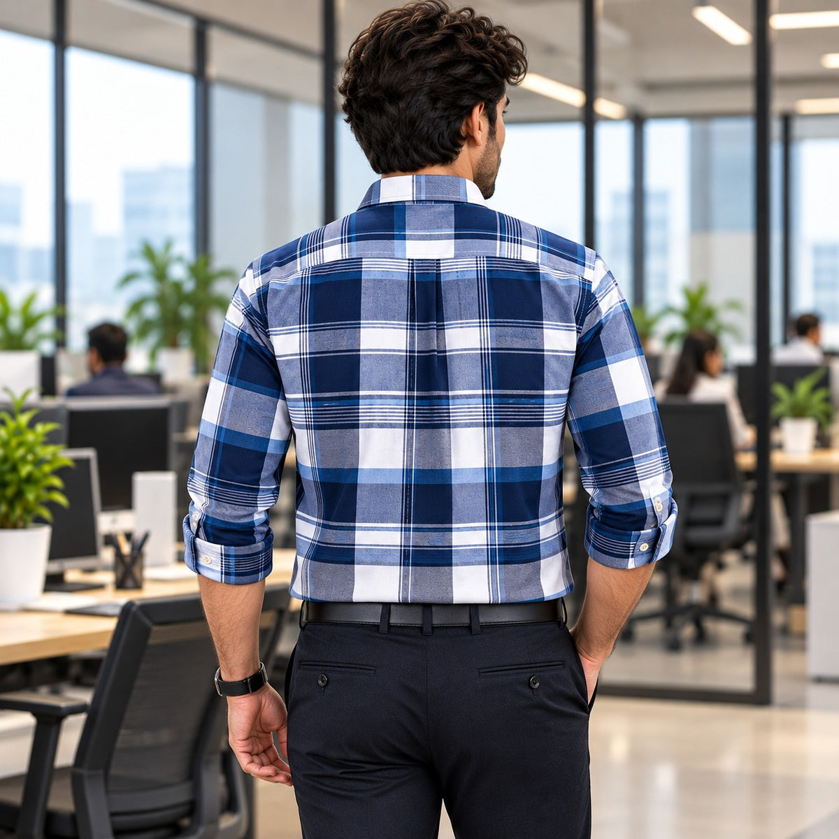 Classic Checked Shirt for Men | C15