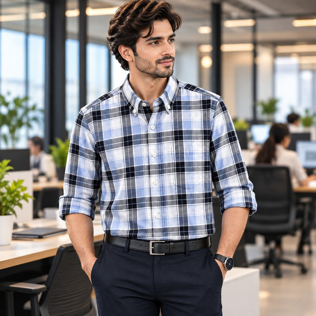 Classic Checked Shirt for Men | C14