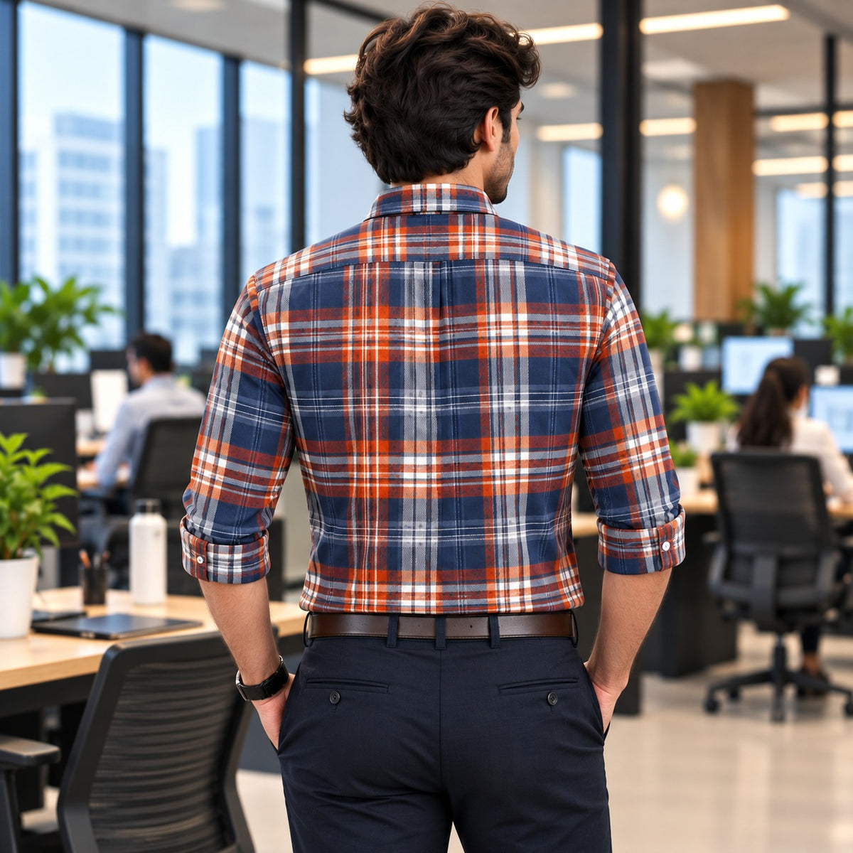 Classic Checked Shirt for Men | C16